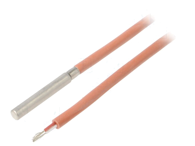 Sensor: temperatuur; Pt1000; kl.B; Buit.afm: Ø5,7x28mm; stekker Sensor: temperatuur; Pt1000; kl.B; Buit.afm: Ø5,7x28mm; stekker
